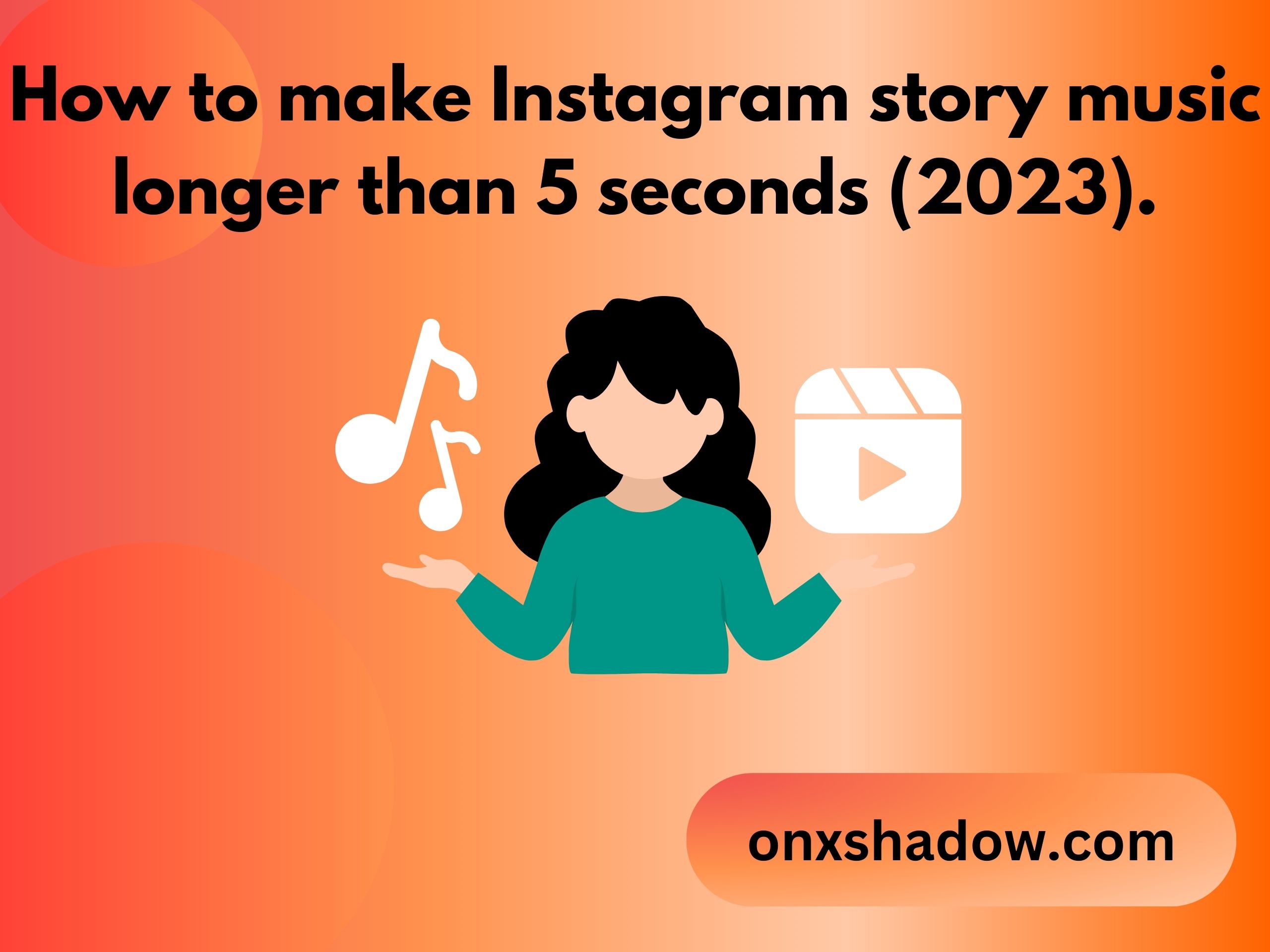 How to make Instagram story music longer than 5 seconds (2023).