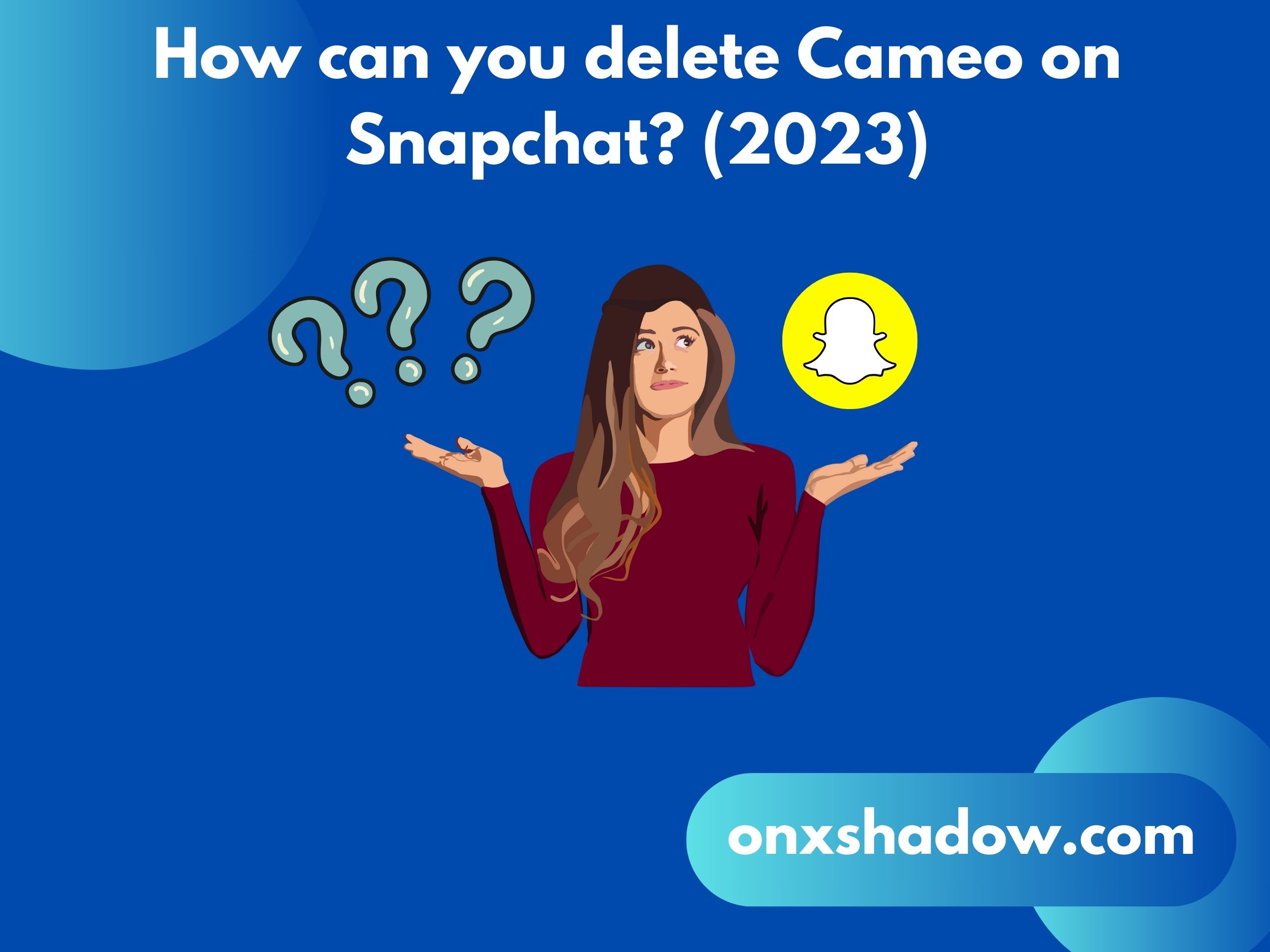 How can you delete Cameo on Snapchat? (2023)